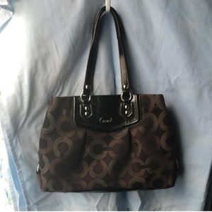 COACH Ashley Dotted Shoulder Handbag